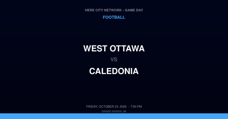 West Ottawa 27, Caledonia 28