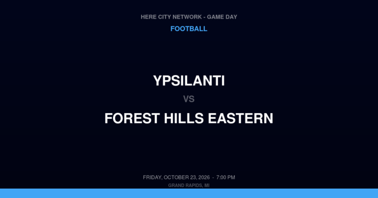 Ypsilanti 8, Forest Hills Eastern 36