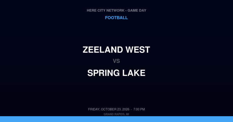 Zeeland West 26, Spring Lake 35